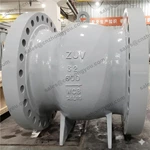 Short Series Axial type Check Valve, 32 inch Class 600#, ASTM A216 WCB Body, 13Cr Trim, Flanged Ends