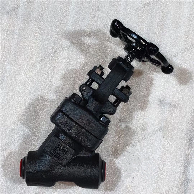 Forged Steel Y Pattern Globe Valve, 0.75'' Class 800#, A105N Body, F6a Trim, BW Ends