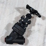 Forged Steel Y Pattern Globe Valve, 0.75'' Class 800#, A105N Body, F6a Trim, BW Ends