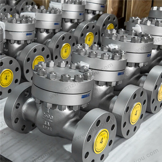 Class 2500# Swing Check Valve, 4'' 2500LB, ASTM A995 4A Body, 4A Trim, Flanged Ends