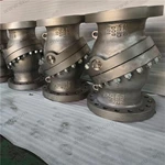 2PCS Bolted Bonnet Tilting Plate Check Valve, 10'' 600LB, ASTM A351 CF8M Body, ASTM A182 F316 Trim, Flange Ends