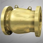 Aluminum Bronze C95800 Axial Flow Check Valve, 8'' 300LB, ASTM B148 C95800 Body, Monel K500 Trim, RF Ends