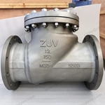 API6D Monel Swing Check Valve, 12'' 150LB, M35-1 Body, M35-1 Disc, RF Ends