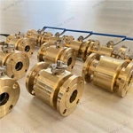 C95800 Forged Ball Valve, 2'' 150LB, C95800 Body, C276 Ball, RF Ends