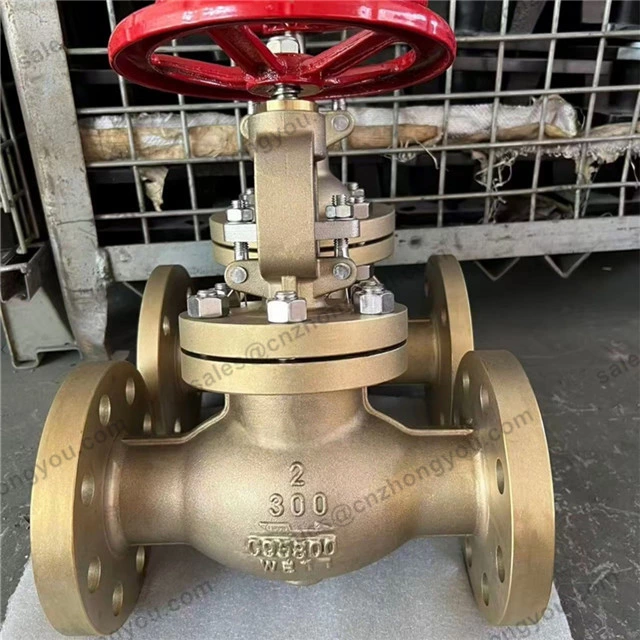 C95800 Globe Valve, 2'' 300LB, ASTM B148 C95800 Body, C95800 Trim, RF Ends