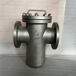 Cast SS Basket Filter, 6'' 150LB, ASTM A351 CF8M Body, ASTM A182 F316L Screen, RF Ends
