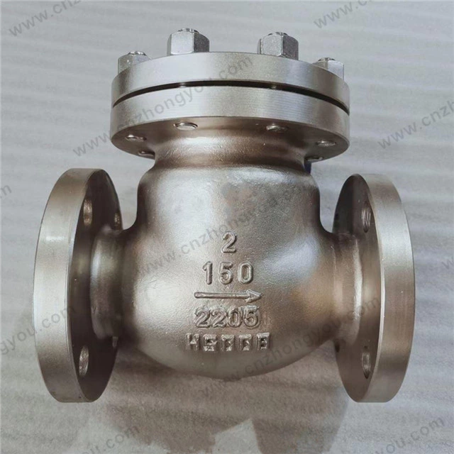 Cast Steel 2205 Check Valve, 2'' 150LB, 2205 Body, 2205 Hinge, Flanged Ends