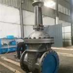 DIN 1.0619 Gate Valve, DN500 PN16, 1.0619 Body, 1.0619 Wedge, Flange Ends, Bare Stem