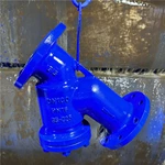 DIN 3202 Y Filter, DN100 PN16, GS-C25 Body, SS304 Screen, Flanged Ends