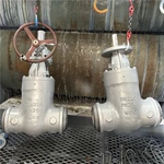 DN225 Gate Valve, DN225 PN250, ASTM A217 WC6 Body, ASTM A217 WC6 Trim, Butt Welded