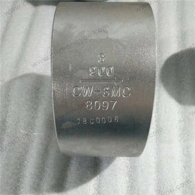 Dual Plate Wafer Check Valve, 3'' 900LB, CW-6MC Body, CW-6MC Trim