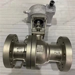 Duplex stainless steel Ball Valve, 3‘’ 600LB, 2507 Body, F53 Ball, Devlon Seat, Wormgear Operated
