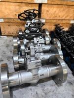 EAC Marking 12X18H9TЛ Globe Valve, DN50 PN160, GOST 12X18H9TЛ Body, EAC 12X18H9TЛ Trim, RF Ends