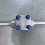 Extended Body Swing Check Valve, 0.5'' 1500LB, ASTM A182 F51 Body, ASTM A182 F51 Trim, BW Ends