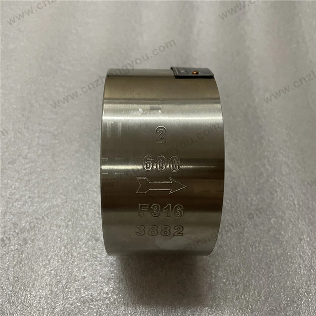 Forged Disco Check Valve, 2'' 600LB, ASTM A182 F316 Body, ASTM A182 F316 Disc