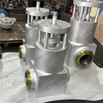 Forged Steel Gate Valve, 8'' 2500LB, WB36 Body, WB36 Trim, BW Ends, Bare Stem