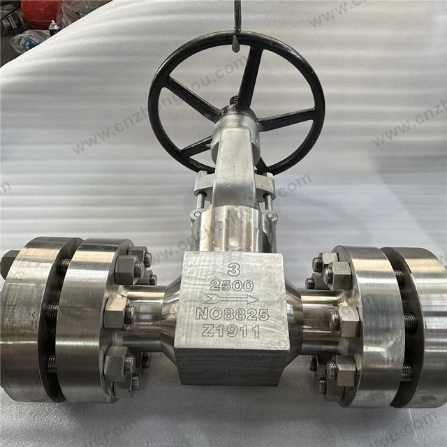 Hammer Forged Globe Valve, 3'' 2500LB, N08825 Body, Incoloy 825 Trim, RTJ Ends