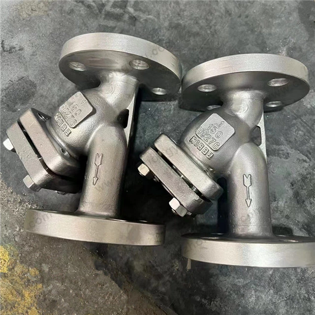 Hastelloy HC276 Y Strainer, 1'' 150LB, HC276 Body, HC276 Screen, RF Ends