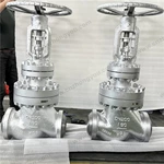High Pressure Bellow Seal Globe Valve, DN200 PN160, ASTM A216 WCB Body, ASTM A182 F321 Bellows, Butt Welded Ends