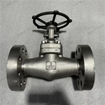 Incoloy N08825 Globe Valve, 2'' 1500LB, UNS Inconel Alloy 825 Body, N08825 Trim, Flange Ends