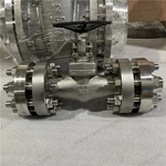 Incoloy N08825 Globe Valve, 2'' 1500LB, UNS Inconel Alloy 825 Body, N08825 Trim, Flange Ends