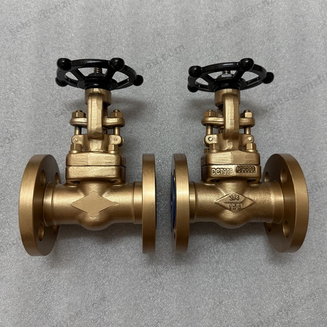 INTEGRAL FLANGE GATE VALVE, 0.75'' 150LB, ASTM B148 C95800 Body, ASTM B148 C95800 Trim, RF Ends