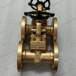 INTEGRAL FLANGE GATE VALVE, 0.75'' 150LB, ASTM B148 C95800 Body, ASTM B148 C95800 Trim, RF Ends
