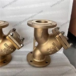 JIS Y Strainer, 65A 5K, C95800 Body, Monel Screen, Flange Ends