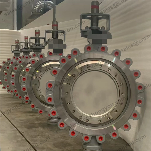 Lug Butterfly Valve, 18'' 150LB, ASTM A351 CF8 Body, SS304 Trim, Bare Stem