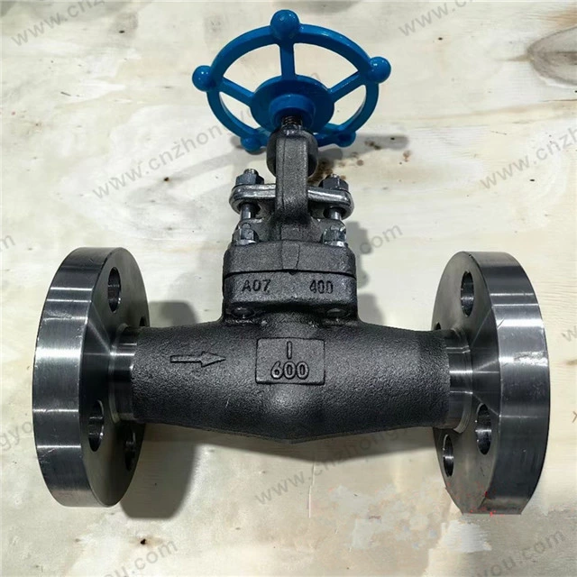 Monel400 Globe Valve, 1'' 600LB, Monel K400 Body, Monel K400 Trim, Flange Ends