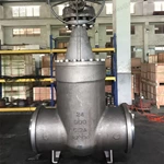 Pressure Seal Bonnet Gate Valve 24'' 900LB, ASTM A217 C12A Body, ASTM A217 C12A Trim, BW Ends