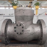Self-sealing Tilting Disc Check Valve, 14'' 900LB, ASTM A352 LCB Body, SS347 Trim, Flanged Ends