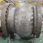 Short Type Axial Flow Check Valve, 36'' Class 300LB, ASTM A352 LCB, SS304 Trim, Flanged Ends