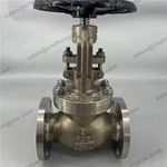 Titanium Ti Globe Valve, 2'' 150LB, Ti Body, Ti Trim, RF Ends, Handwheel