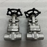 UNS N08020 Gate Valve, 0.5'' 800LB, N08020 Body, Nickel Alloy F20 Trim, SW Ends