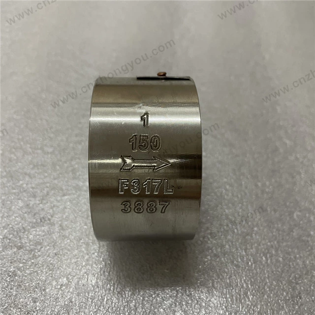 Wafer Type Single Disc Lift Check Valve, 1'' 150LB, ASTM A182 F317L Body, ASTM A182 F317L Disc