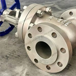 ZUV Gate Valve, 3'' 600LB, 2205 Body, 2205 Trim, Flanged Ends